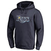 Tampa Bay Rays Secondary Color Primary Logo Pullover Hoodie