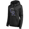 Colorado Rockies Women's Secondary Color Primary Logo Pullover Hoodie