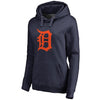 Detroit Tigers Women's Secondary Color Primary Logo Pullover Hoodie