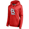 St. Louis Cardinals Women's Secondary Color Primary Logo Pullover Hoodie