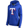 Texas Rangers Women's Secondary Color Primary Logo Pullover Hoodie