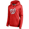 Washington Nationals Women's Secondary Color Primary Logo Pullover Hoodie