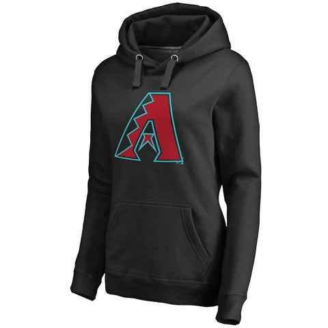 Arizona Diamondbacks Women's Secondary Color Primary Logo Pullover Hoodie