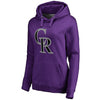 Colorado Rockies Women's Secondary Color Primary Logo Pullover Hoodie