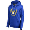Milwaukee Brewers Women's Secondary Color Primary Logo Pullover Hoodie