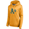 Oakland Athletics Women's Team Color Primary Logo Pullover Hoodie