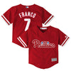 Maikel Franco Philadelphia Phillies Majestic Toddler Fashion Official Cool Base Player Jersey - Red