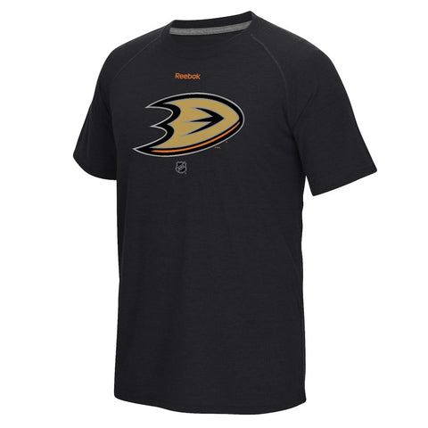 Anaheim Ducks Reebok Center Ice TNT Logo Reflect Supremium Speedwick T-Shirt - Black
