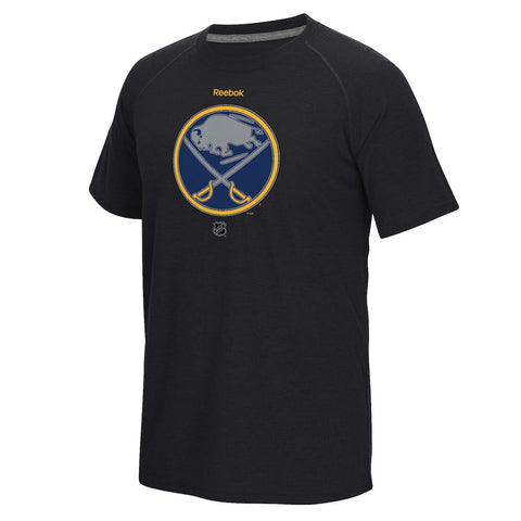 Buffalo Sabres Reebok Center Ice TNT Logo Reflect Supremium Speedwick T-Shirt - Black