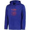 Chicago Cubs Majestic Big & Tall Distressed Hoodie - Royal