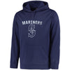 Seattle Mariners Majestic Big & Tall Distressed Hoodie - Navy