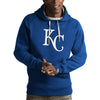 Kansas City Royals Antigua Victory Pullover Hoodie - Heathered Gray