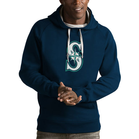 Seattle Mariners Antigua Victory Pullover Hoodie