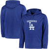 Los Angeles Dodgers Majestic Big & Tall Distressed Hoodie - Royal