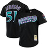 Randy Johnson Arizona Diamondbacks Mitchell & Ness Fashion Cooperstown Collection Mesh Batting Practice Jersey - Black
