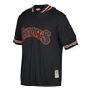 Will Clark San Francisco Giants Mitchell & Ness Cooperstown Collection Mesh Batting Practice Quarter-Zip Jersey - Black