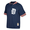 Kirk Gibson Detroit Tigers Mitchell & Ness Cooperstown Collection Mesh Batting Practice Quarter-Zip Jersey - Navy