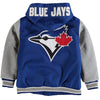 Toronto Blue Jays JH Design Youth Reversible Hooded Jacket - Royal/Gray
