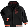 San Francisco Giants JH Design Youth Reversible Hooded Jacket - Black/Orange