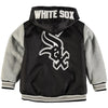 Chicago White Sox JH Design Youth Reversible Hooded Jacket - Black/Gray