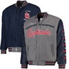 St. Louis Cardinals JH Design MLB Reversible Commemorative Melton Jacket - Heathered Gray