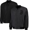 Boston Red Sox JH Designs MLB Reversible Wool Jacket - Heathered Charcoal