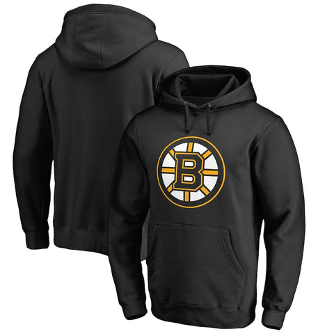Boston Bruins   Primary Logo Pullover Hoodie - Black