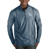 Tampa Bay Rays Antigua Tempo Half-Zip Pullover Jacket - Heathered Charcoal