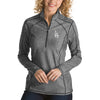 Los Angeles Dodgers Antigua Women's Tempo Desert Dry 1/4-Zip Pullover Jacket - Heathered Royal