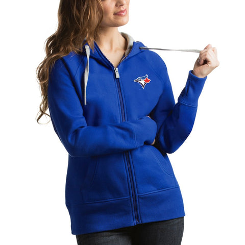 Toronto Blue Jays Antigua Women's Victory Full-Zip Hoodie