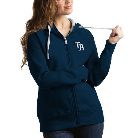 Tampa Bay Rays Antigua Women's Victory Full-Zip Hoodie