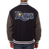 Tampa Bay Rays JH Design Two-Tone Wool Jacket - Navy/Gray