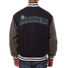 Seattle Mariners JH Design Two-Tone Wool Jacket - Navy/Gray
