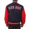 Boston Red Sox JH Design Two-Tone Wool Jacket - Navy/Red