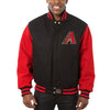 Arizona Diamondbacks JH Design Two-Tone Wool Jacket - Black/Red