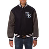 Tampa Bay Rays JH Design Two-Tone Wool Jacket - Navy/Gray