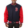 Boston Red Sox JH Design Two-Tone Wool Jacket - Navy/Red