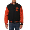 San Francisco Giants JH Design Two-Tone Wool Jacket - Black/Orange