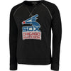 Chicago White Sox Majestic Threads Vintage Terry Crew Raglan Sweatshirt - Black