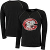 Cincinnati Reds Majestic Threads Vintage Terry Crew Raglan Sweatshirt - Black