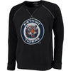 Detroit Tigers Majestic Threads Vintage Terry Crew Raglan Sweatshirt - Navy