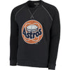 Houston Astros Majestic Threads Vintage Terry Crew Raglan Sweatshirt - Navy