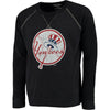 New York Yankees Majestic Threads Vintage Terry Crew Raglan Sweatshirt - Navy