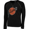 San Francisco Giants Majestic Threads Vintage Terry Crew Raglan Sweatshirt - Black