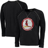 St. Louis Cardinals Majestic Threads Vintage Terry Crew Raglan Sweatshirt - Navy