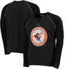 Baltimore Orioles Majestic Threads Vintage Terry Crew Raglan Sweatshirt - Black