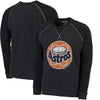 Houston Astros Majestic Threads Vintage Terry Crew Raglan Sweatshirt - Navy