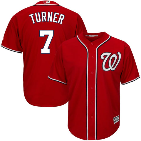 Trea Turner Washington Nationals Majestic Alternate Official Cool Base Player Jersey