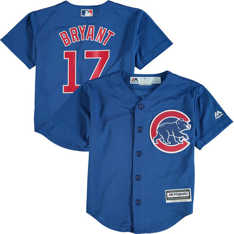 Kris Bryant Chicago Cubs Majestic Preschool Alternate Official Cool Base Player Jersey - Royal