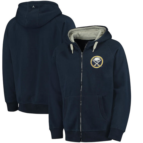 Buffalo Sabres Antigua Victory Full-Zip Hoodie - Navy